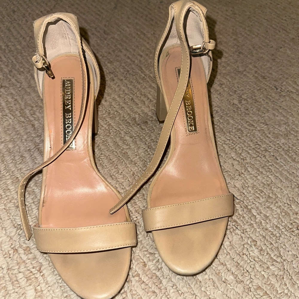 Audrey Brooke Tan Women's Heels